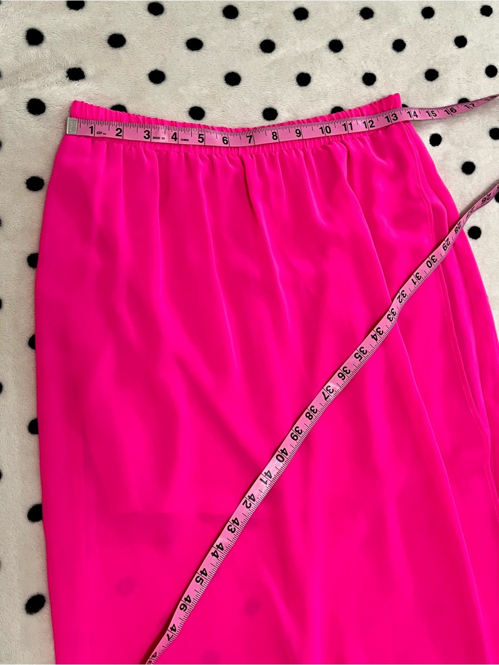 Lush Neon Pink Tulip Maxi Skirt Size M - Picture 5 of 8
